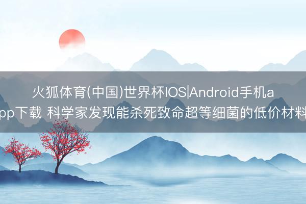 火狐体育(中国)世界杯IOS|Android手机app下载 科学家发现能杀死致命超等细菌的低价材料