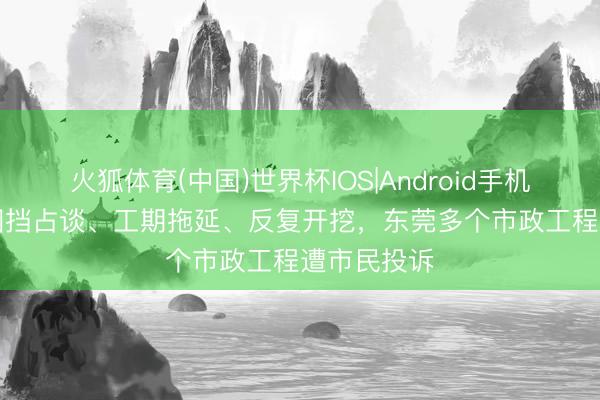 火狐体育(中国)世界杯IOS|Android手机app下载 围挡占谈、工期拖延、反复开挖，东莞多个市政工程遭市民投诉